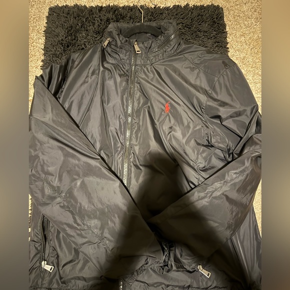 Polo Ralph Lauren Black Jacket Size Large - Picture 1 of 3